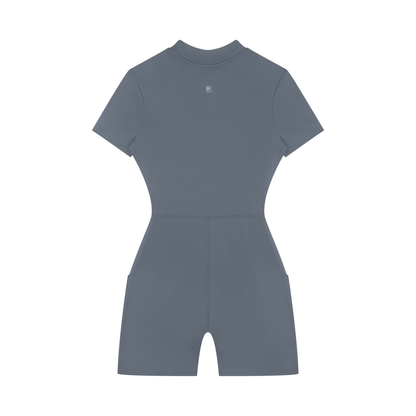 FORME IV - Women's Quarter-Zip Short Sleeve Romper