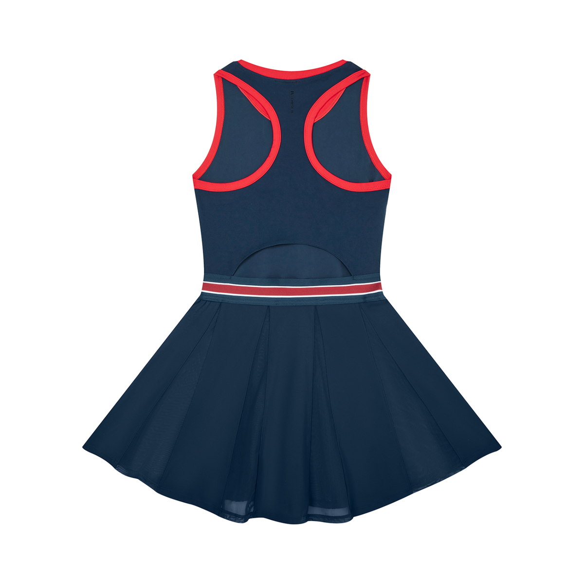 FORME IV - Women's Color Block A-Line Sleeveless Tennis Dress