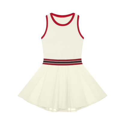 FORME IV - Women's Color Block A-Line Sleeveless Tennis Dress