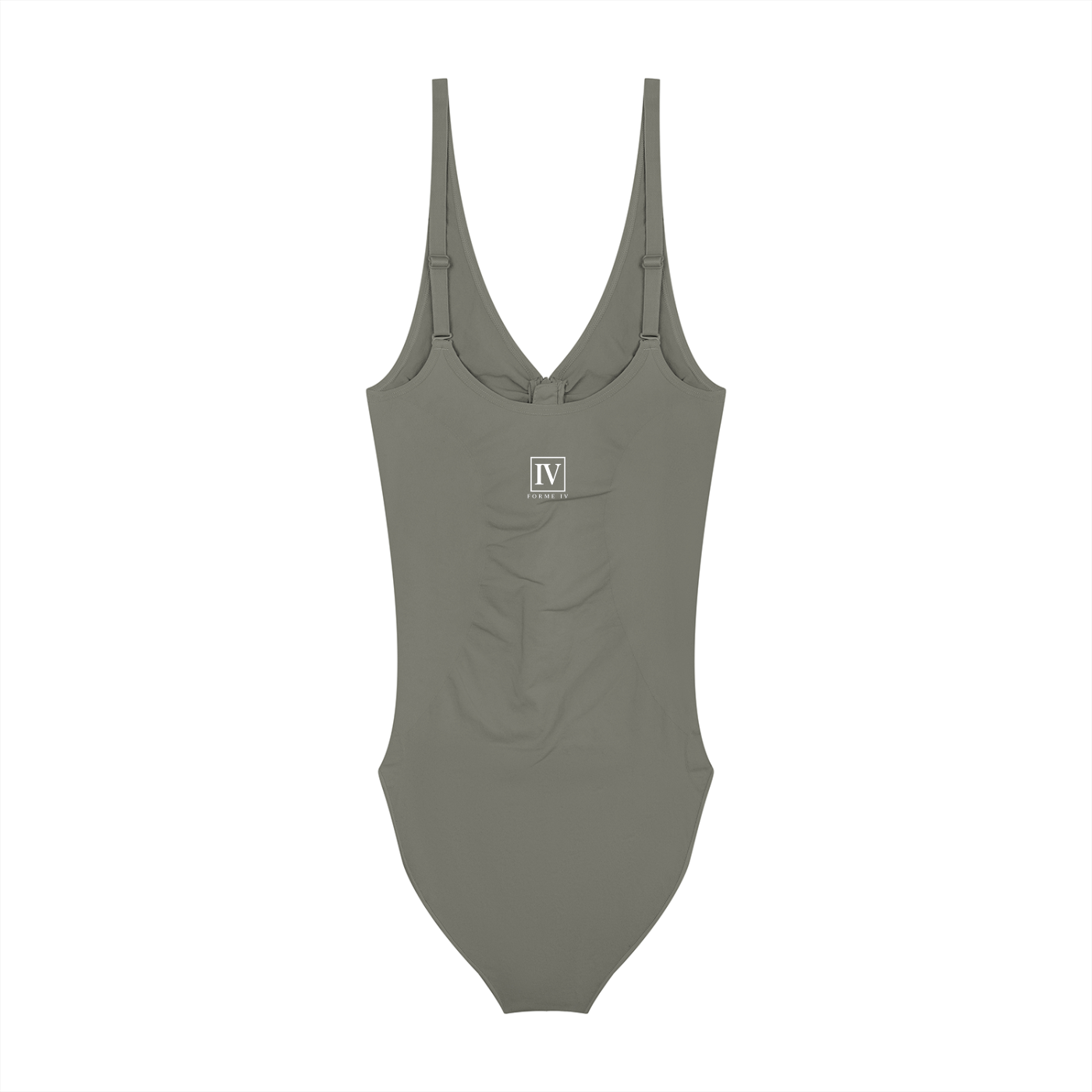 FORME IV - Women’s Full-Zip Ruched Bodysuit