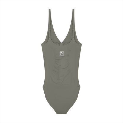 FORME IV - Women’s Full-Zip Ruched Bodysuit