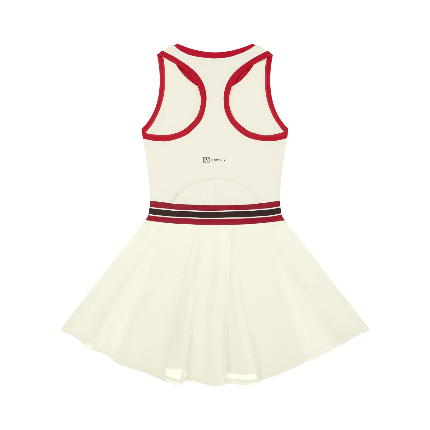 FORME IV - Women's Color Block A-Line Sleeveless Tennis Dress