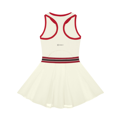 FORME IV - Women's Color Block A-Line Sleeveless Tennis Dress