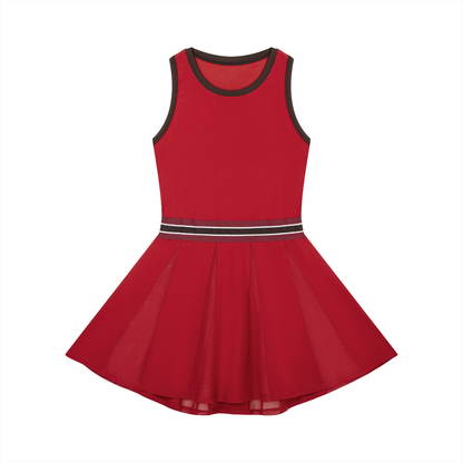 FORME IV - Women's Color Block A-Line Sleeveless Tennis Dress