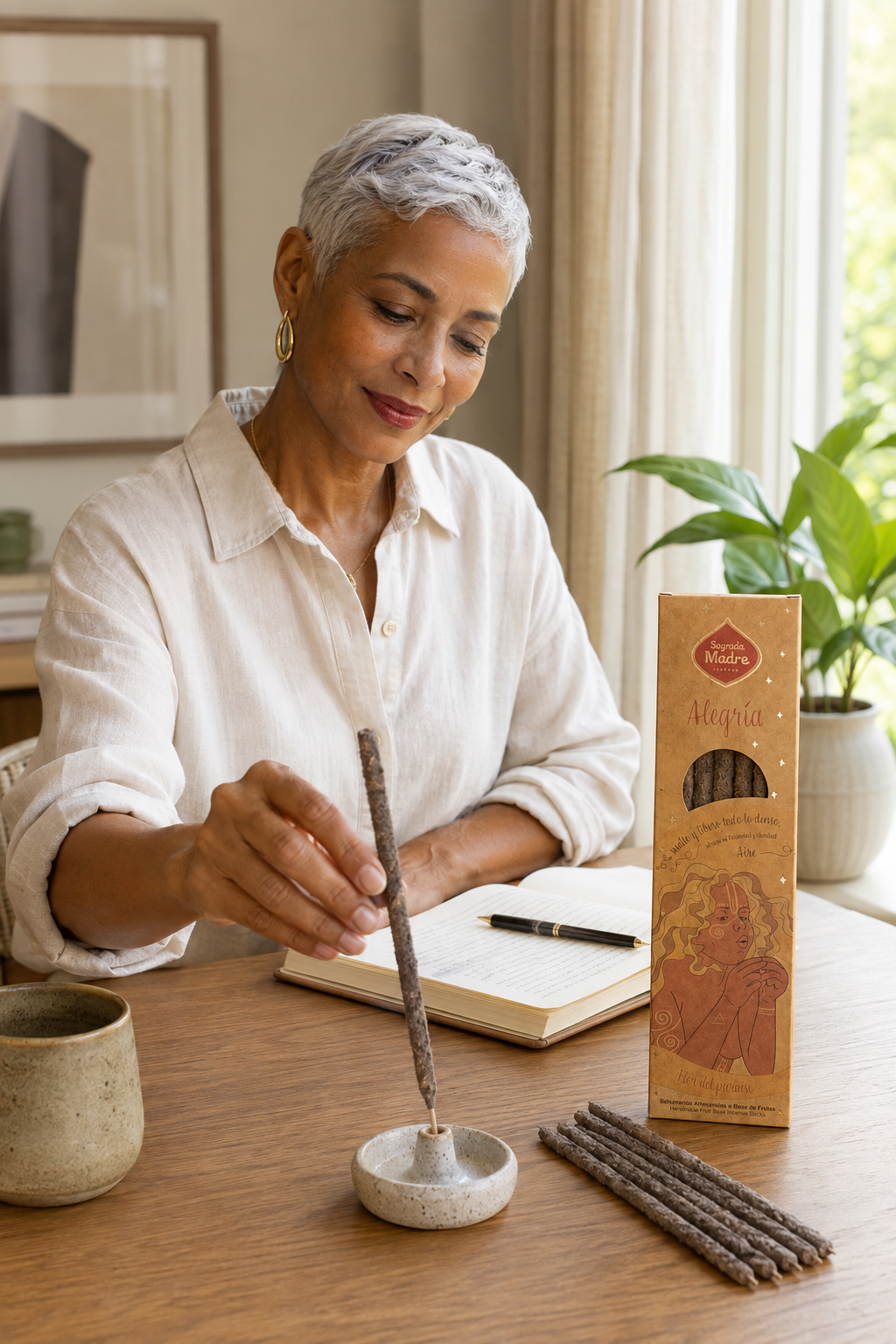 Mind Right Elements incense in Air - Chinaberry, lifestyle view