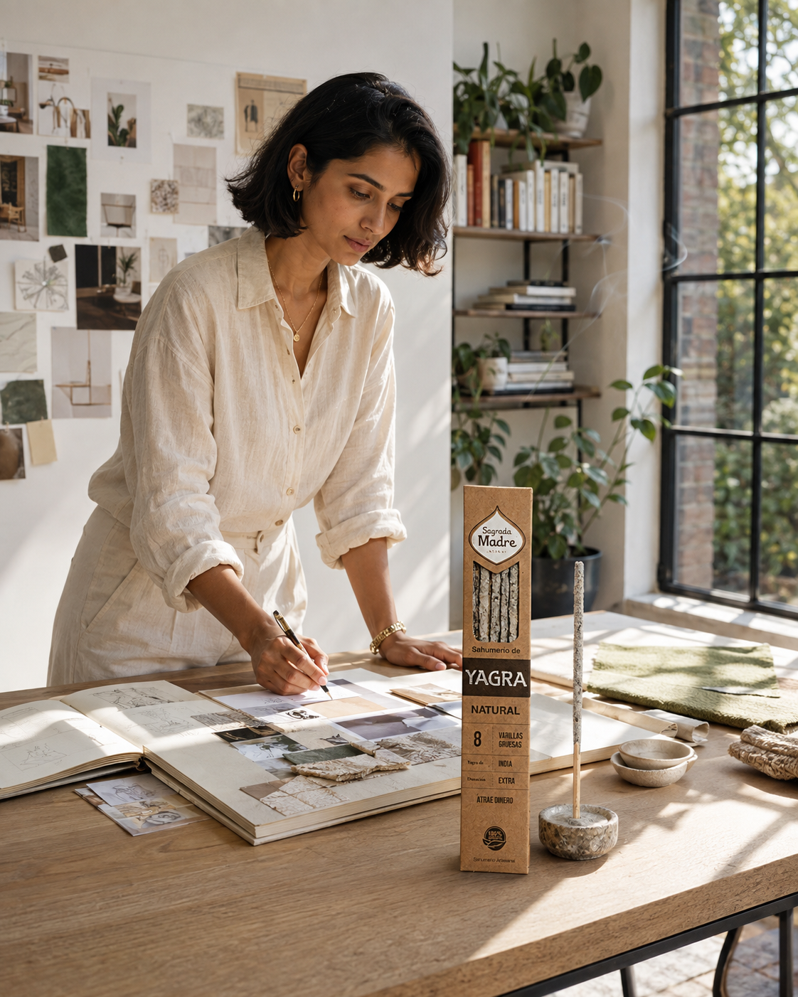 Mind Right resin incense in Yagra, lifestyle view