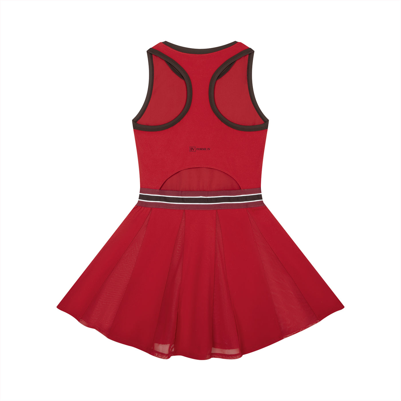 FORME IV - Women's Color Block A-Line Sleeveless Tennis Dress