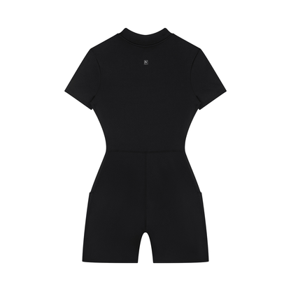 FORME IV - Women's Quarter-Zip Short Sleeve Romper
